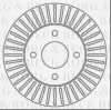 BORG & BECK BBD5349 Brake Disc